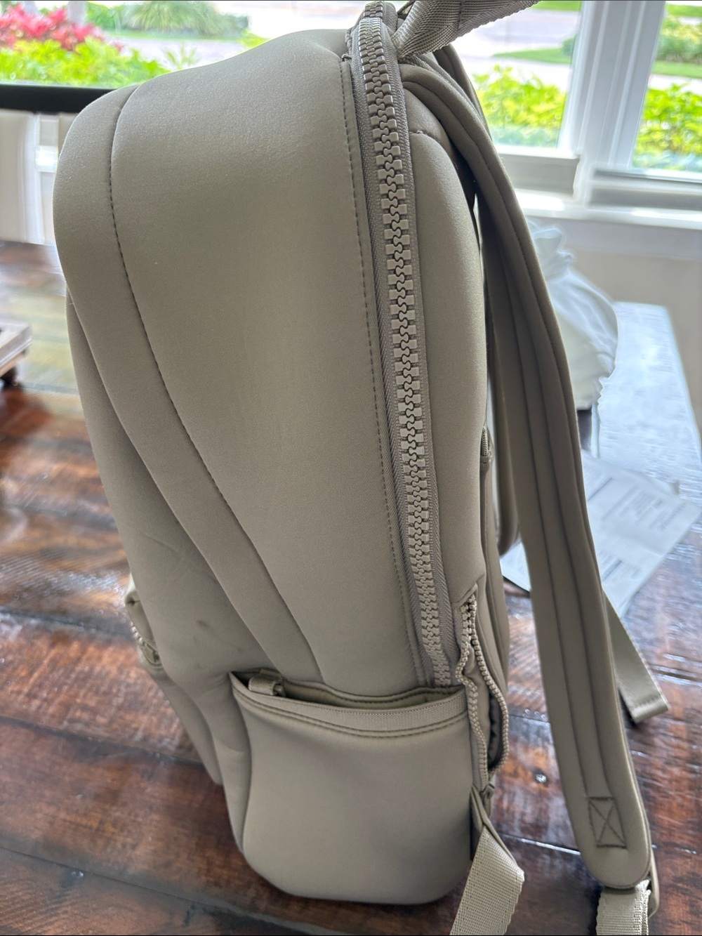 Dagne Dover Backpack in Taupe Neutral - Picture 6 of 14